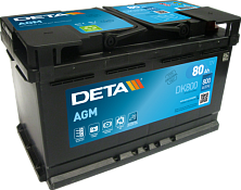 Аккумулятор Deta AGM DK800 (80 Ah)