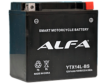 Аккумулятор ALFA (14 Ah) YTX14L-BS