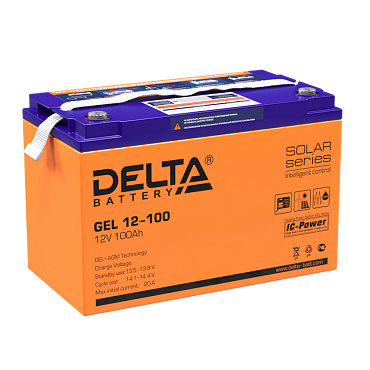 Аккумулятор Delta GEL 12-100 (12В/100А·ч)