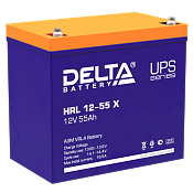 Аккумулятор Delta HRL-X 12-55 (12V / 55Ah)