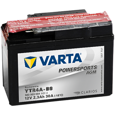 Аккумулятор Varta Powersports AGM YTR4A-BS (2.3 А·ч) 503903004