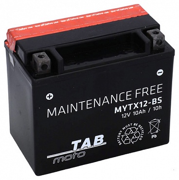 Аккумулятор TAB YTX12-BS (10 А·ч)
