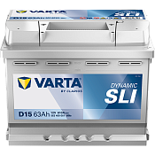 Аккумулятор Varta Dynamic SLI D15 (63 Ah) 563400061