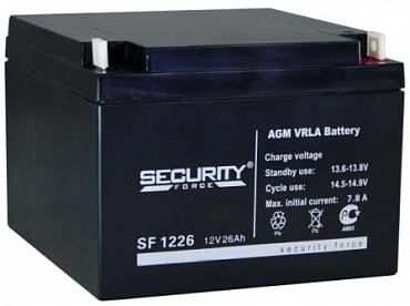 Аккумулятор Security Force SF 1226 (12В/26 А·ч)