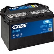 Аккумулятор Exide Excell EB758 (75 Ah) L+