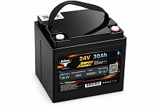 Литиевый аккумулятор Rutrike LiFePO4 (24V/30Ah/50A BT) 26504