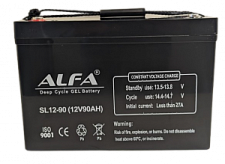 Аккумулятор ALFA SL12-90 (12V90Ah) C20