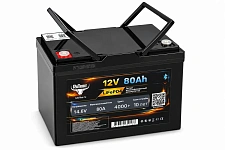 Литиевый аккумулятор Rutrike LiFePO4 (12V/80Ah/80A BT) 26495