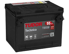 Аккумулятор Tudor Technica (55 Ah) TB558 (БОЛТ. КЛЕМ.)