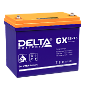 Аккумулятор Delta GX 12-75 (12В/75 А·ч)