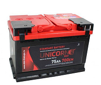 Аккумулятор UNICORN RED 6СТ-75 (75 Ah)