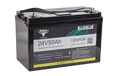Литиевый аккумулятор Rutrike LiFePO4 24V/50Ah/80A BT/Display