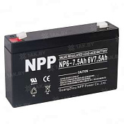 Аккумулятор NPP NP 6-7.5 (6V / 7.5Ah)