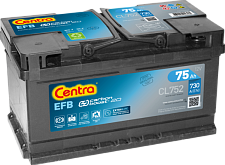 Аккумулятор Centra EFB CL752 (75 Ah) LB