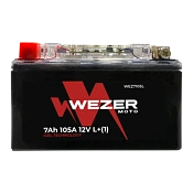 Аккумулятор WEZER YTX7A iGEL (7 Ah) WEZ7105L