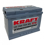Аккумулятор Kraft EFB (75 Ah)