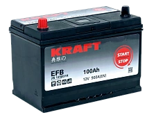 Аккумулятор Kraft Asia EFB (100 Ah) L+