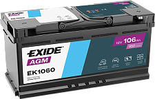 Аккумулятор Exide AGM EK1060 (106 Ah) 3661024037938