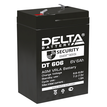 Аккумулятор Delta DT 606 (6В/6 А·ч)