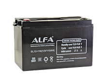 Аккумулятор ALFA SL12-110 (12V110Ah) C20 M8 