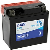 Аккумулятор Exide ETX5L-BS (4 Ah)