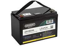 Литиевый аккумулятор Gelbert LiFePO4 (24V/80Ah/100A/1,920Wh) Bluetooth