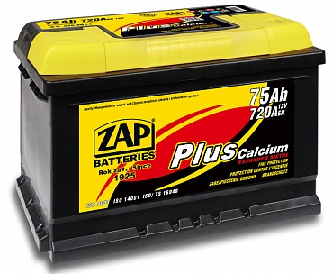 Аккумулятор ZAP Plus (75 Ah) 575 20