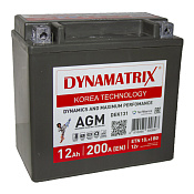Аккумулятор DYNAMATRIX-KOREA AGM YTX14-BS (12 Ah) DEK131