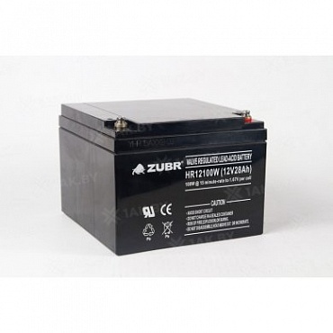 Аккумулятор ZUBR HR 12100 W (12V, 28Ah)