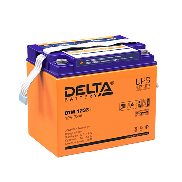 Аккумулятор Delta DTM 1233 I (12В/33 А·ч)