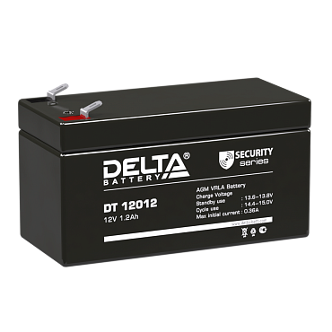 Аккумулятор Delta DT 12012 (12В/1.2 А·ч)