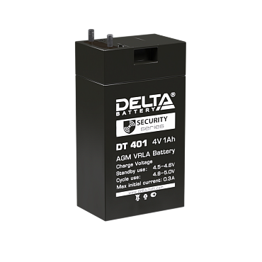 Аккумулятор Delta DT 401 (4В/1 А·ч)