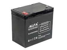 Аккумулятор ALFA SL12-55 (12V55Ah) C20 M6