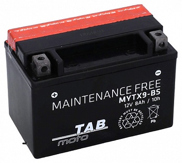 Аккумулятор TAB YTX9-BS (8 А·ч)
