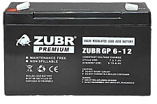 Аккумулятор ZUBR GP 6V 12, NPP (6V / 12Ah)