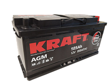 Аккумулятор Kraft AGM (105 Ah)