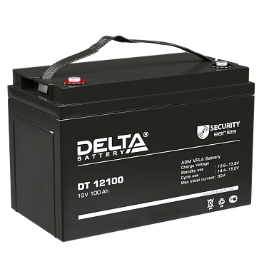 Аккумулятор Delta DT 12100 (12В/100 А·ч)