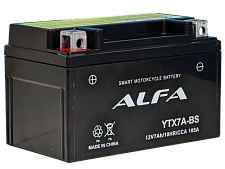 Аккумулятор ALFA (7 Ah) YTX7A-BS