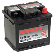 Аккумулятор Kraft EFB (50 Ah)
