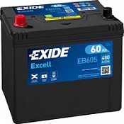 Аккумулятор Exide Excell EB605 (60 Ah) L+