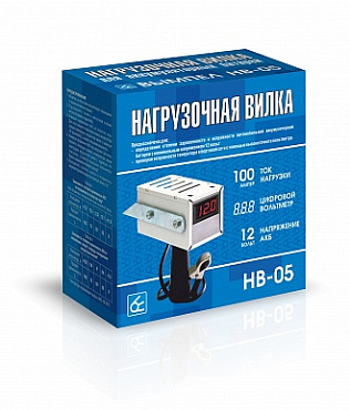 Нагрузочная вилка для акб НВ-05 (100А, 12В) купить в Минске, цена