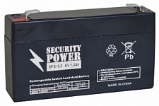 Аккумулятор Security Power SP 6-1,3 (6V / 1.3Ah)
