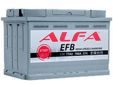 Аккумулятор ALFA EFB (77 Ah)