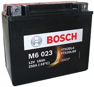 Аккумулятор Bosch M6 YTX20L-BS (18 Ah) 0092M60230