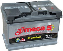 Аккумулятор A-mega Premium (74 Ah)