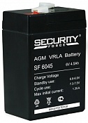 Аккумулятор Security Force SF 6045 (6В/4.5 А·ч)