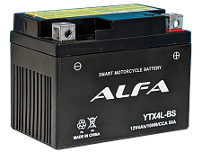 Аккумулятор ALFA (4 Ah) YTX4L-BS