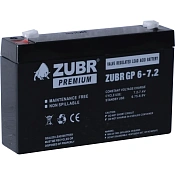 Аккумулятор ZUBR GP 6V 7.2, NPP (6V / 7.2Ah)