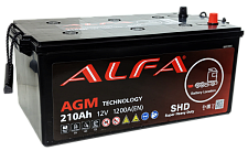Аккумулятор ALFA AGM (210 Ah) C(D6) (3)