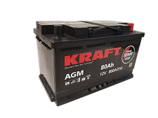 Аккумулятор Kraft AGM (80 Ah)